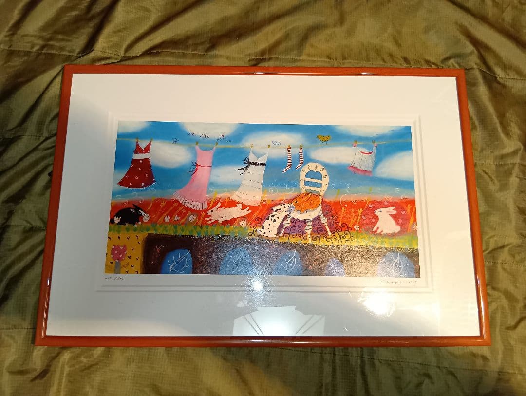 カレン・ホイプティング　into the sun ウサギと洗濯物