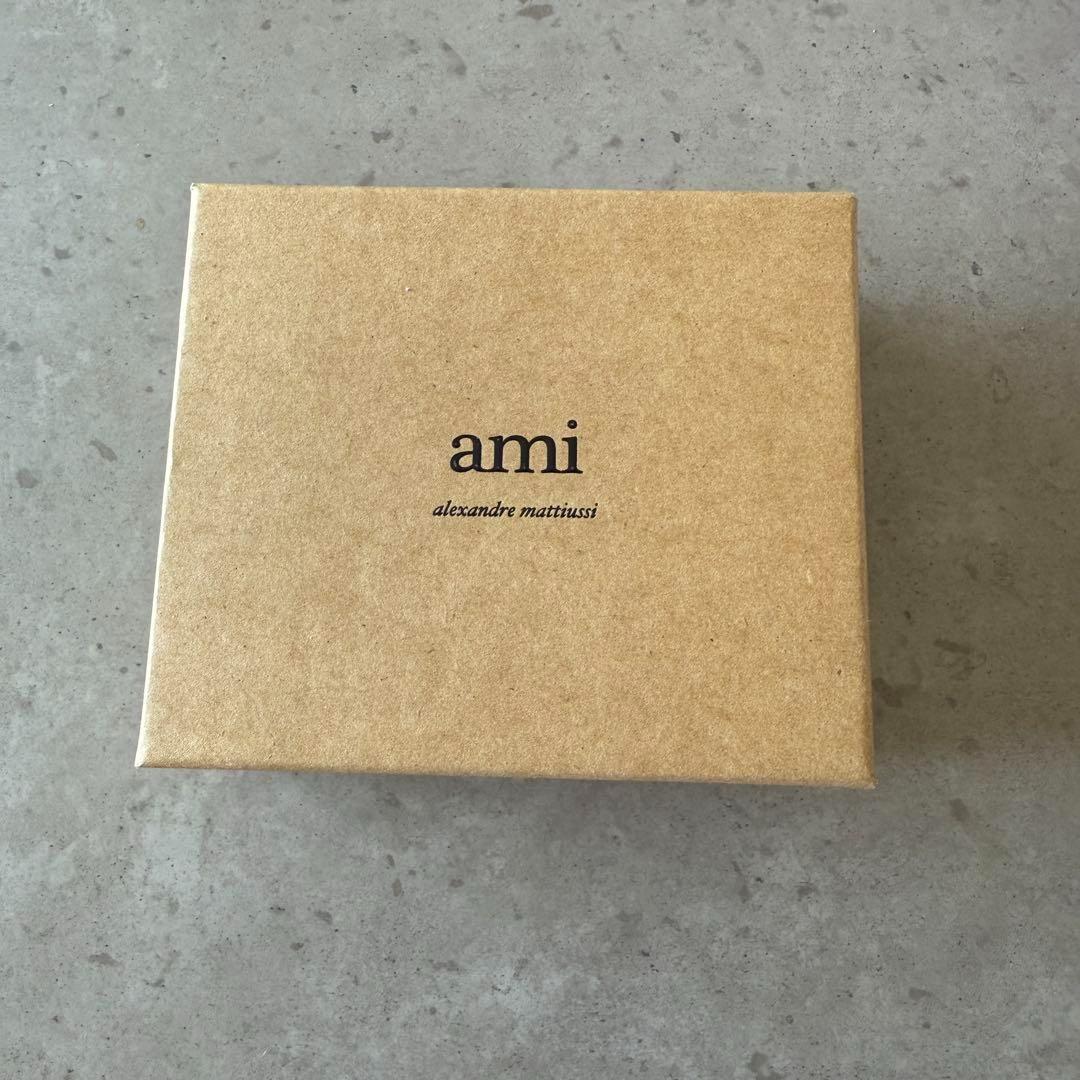 【新品】AMI PARIS Ami de Coeur ハートロゴキーリング：