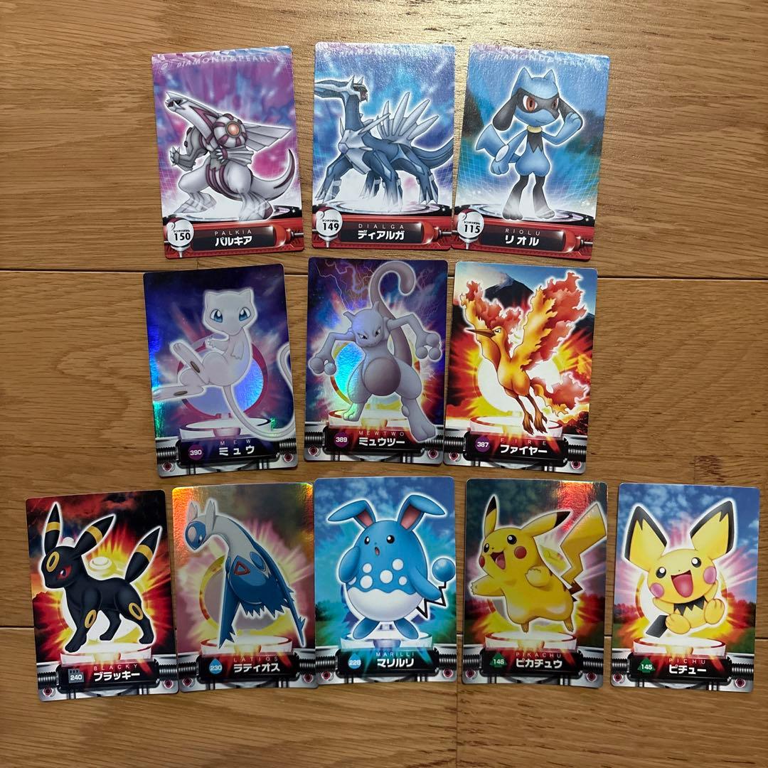 x*3様 ポケモンずかんカード　ミュウツー　ミュウなど　セット