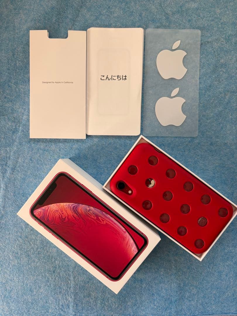 お値下げ iPhone XR 128GB (PRODUCT)RED 美品 箱あり