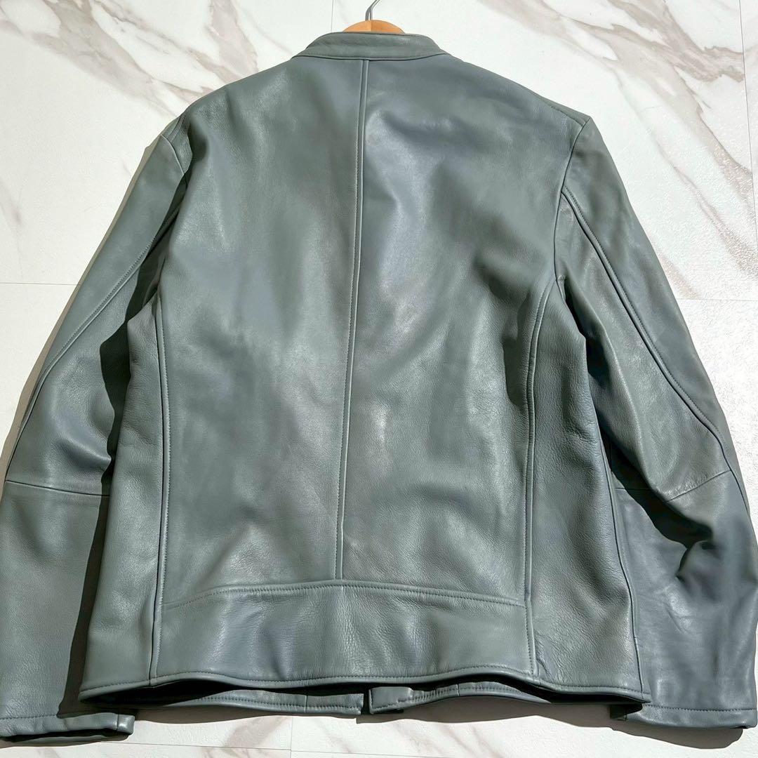 【希少✨3XLサイズ】メンズメルローズ ラムレザー ライダースジャケット