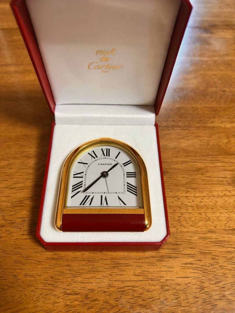 Cartier アーチ型置時計