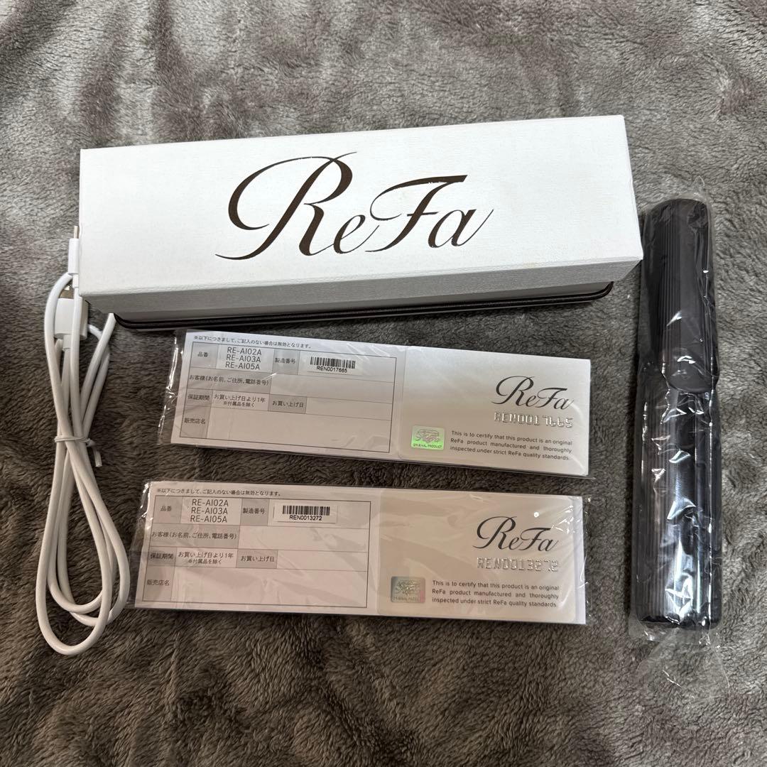 【新品】ReFaビューテック　フィンガーアイロン ブラック