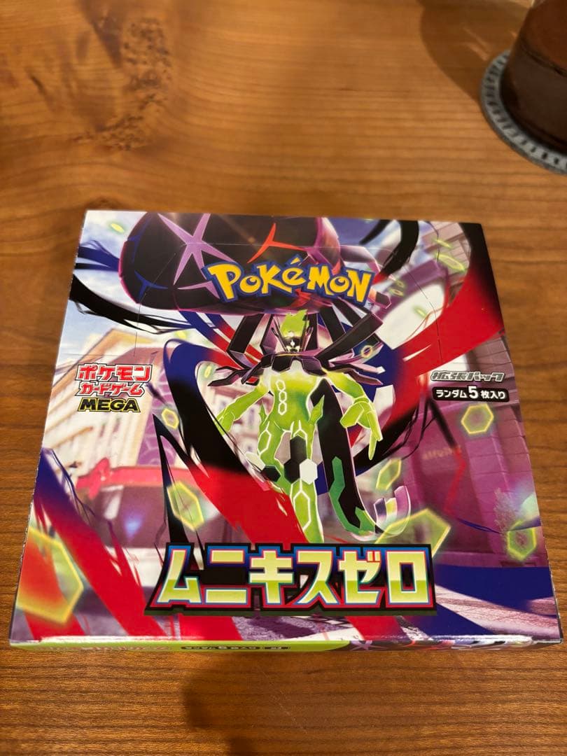 ポケモンカードゲーム ムニキスゼロ ボックス　シュリンクなし