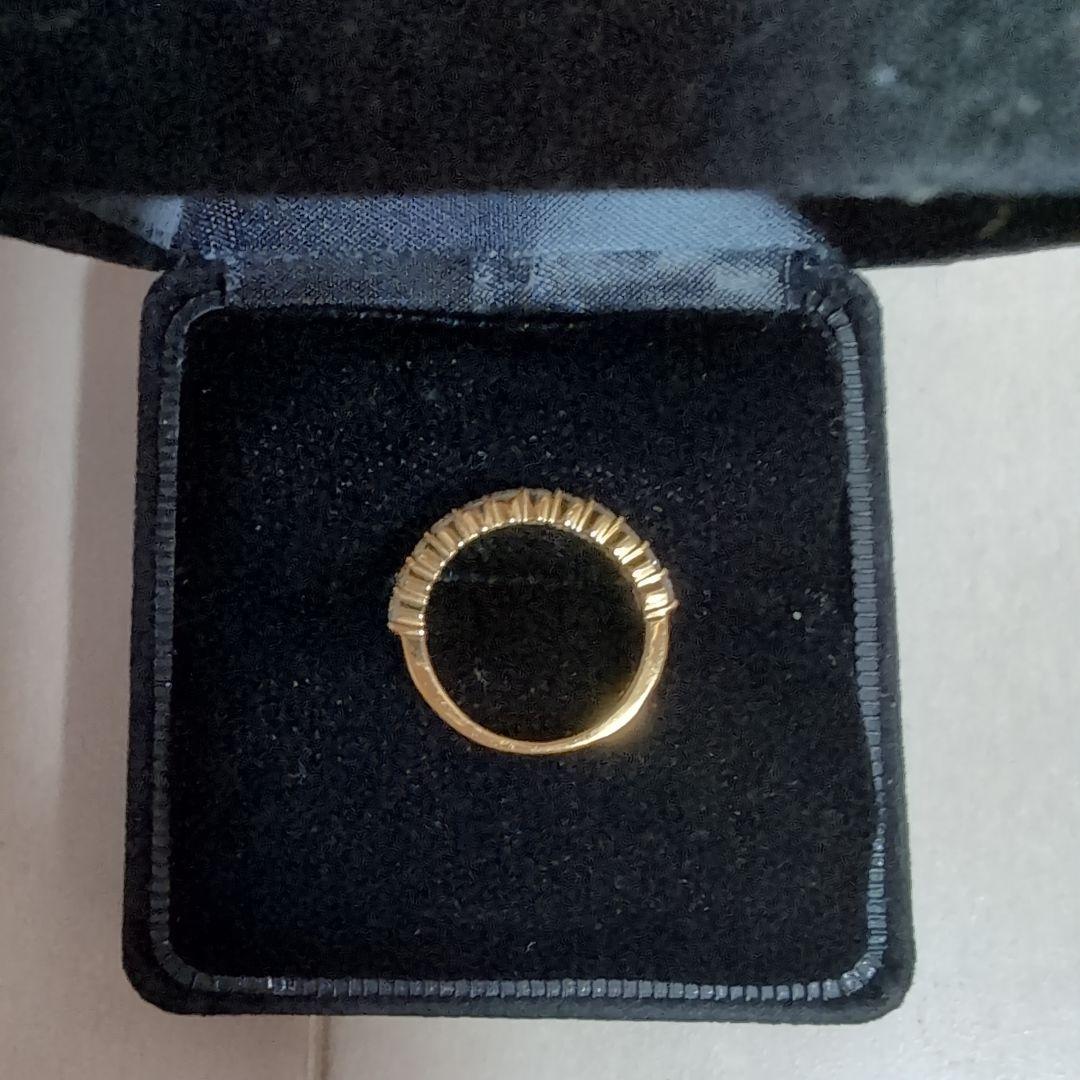 ティファニー ハーフエタニティ リング ダイヤモンド ゴールド