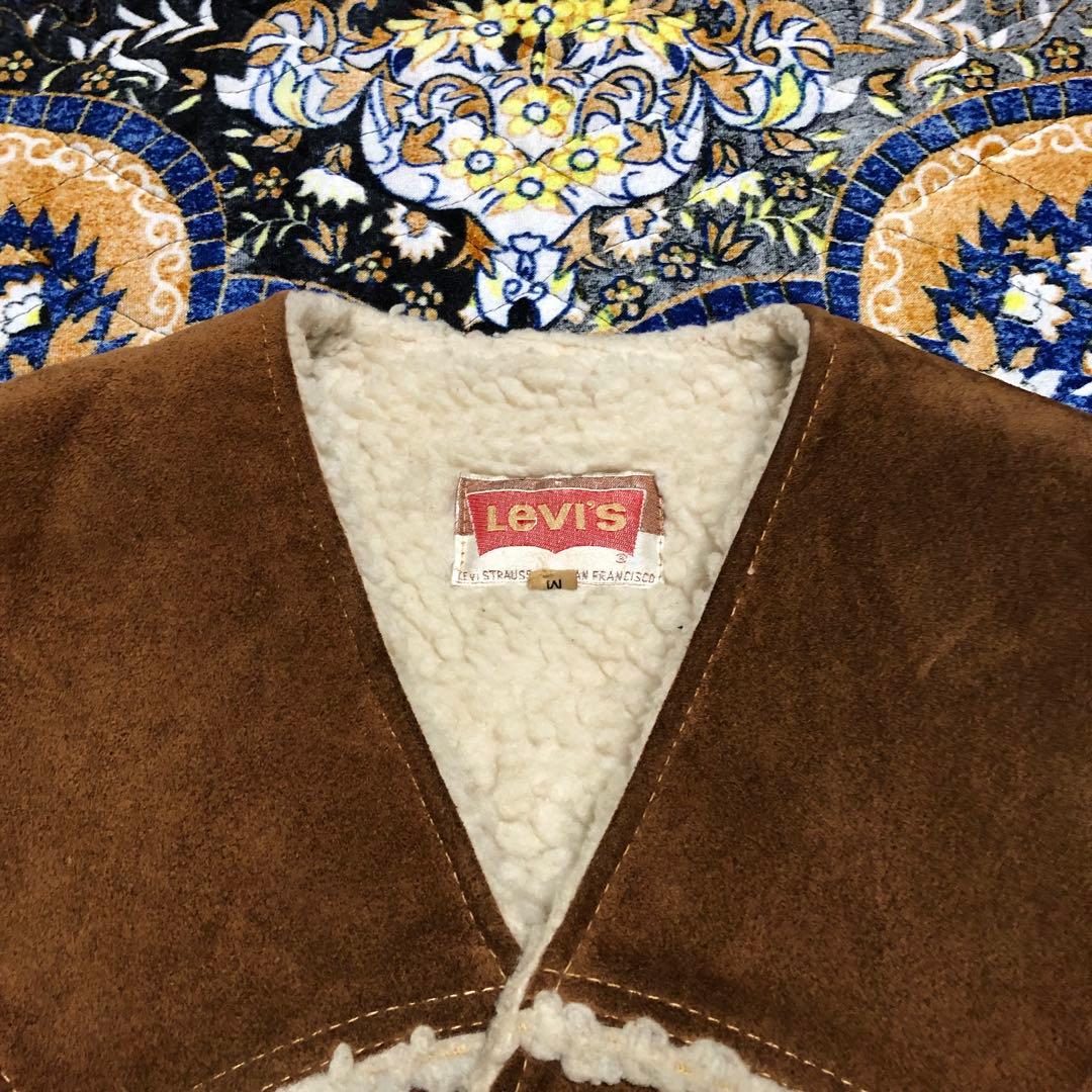 リーバイス　レザーベスト　スウェード　ヴィンテージ