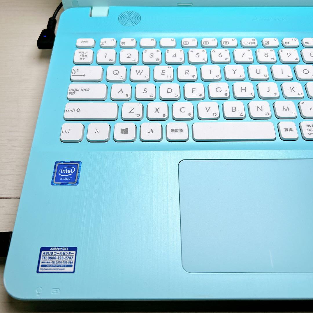ASUS ノートPC ⭐windows11⭐SSD⭐Bluetooth⭐ブルー