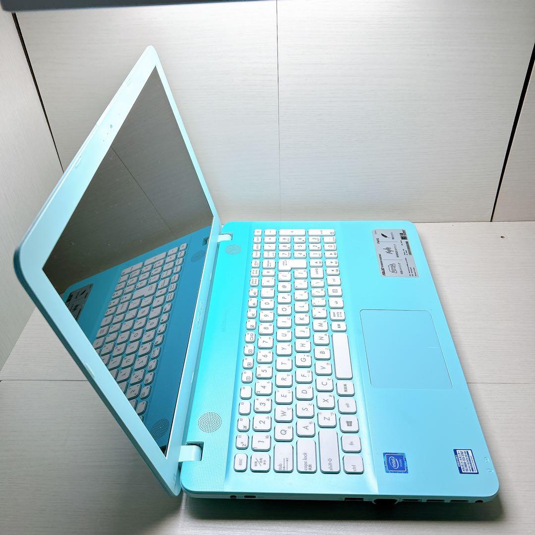 ASUS ノートPC ⭐windows11⭐SSD⭐Bluetooth⭐ブルー