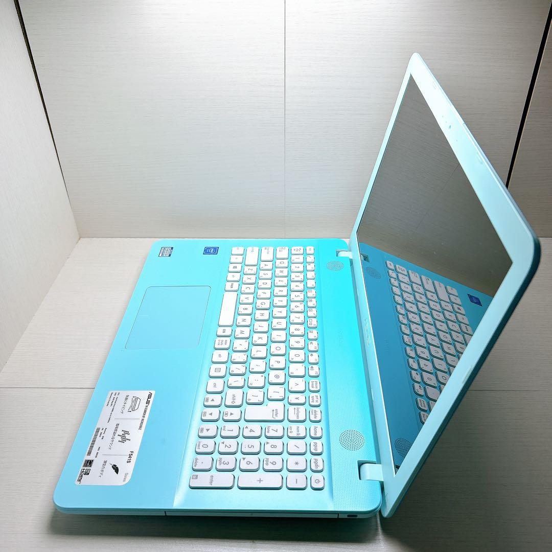 ASUS ノートPC ⭐windows11⭐SSD⭐Bluetooth⭐ブルー