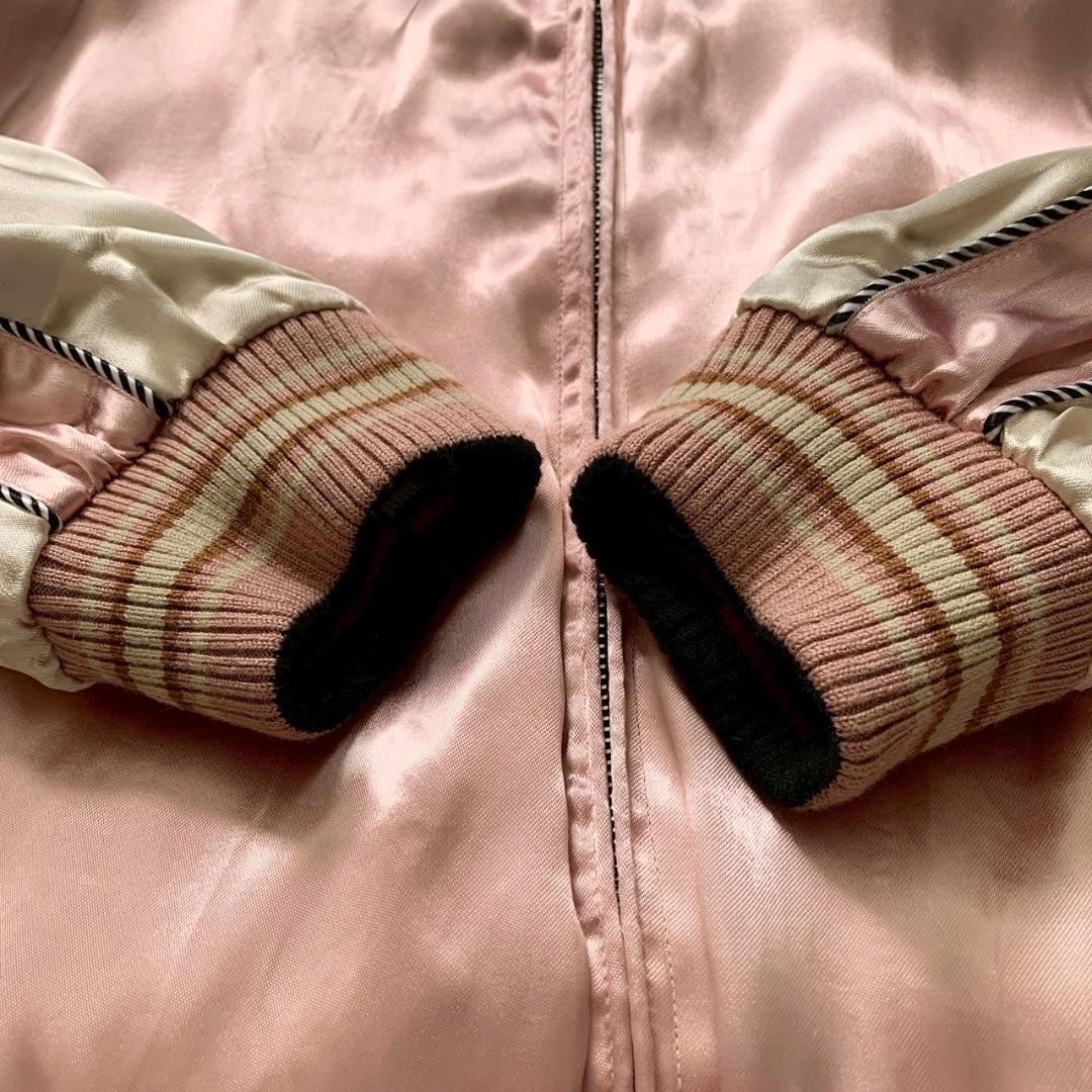 【またしち】インディアン×ベティブープ リバーシブル 刺繍 スカジャン