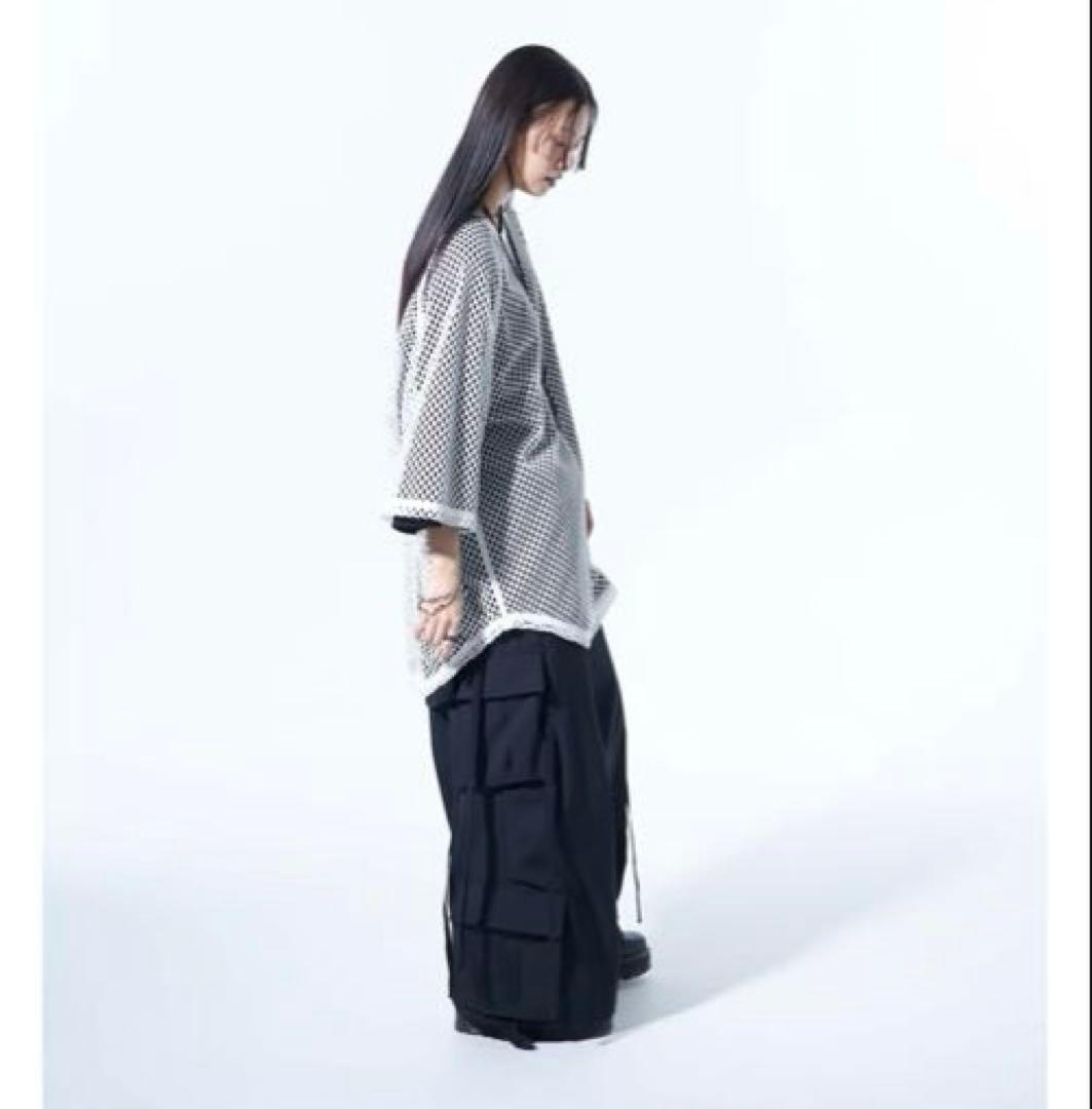 新品タグ付 S'YTE ハニカムメッシュラグランスリーブプルオーバー