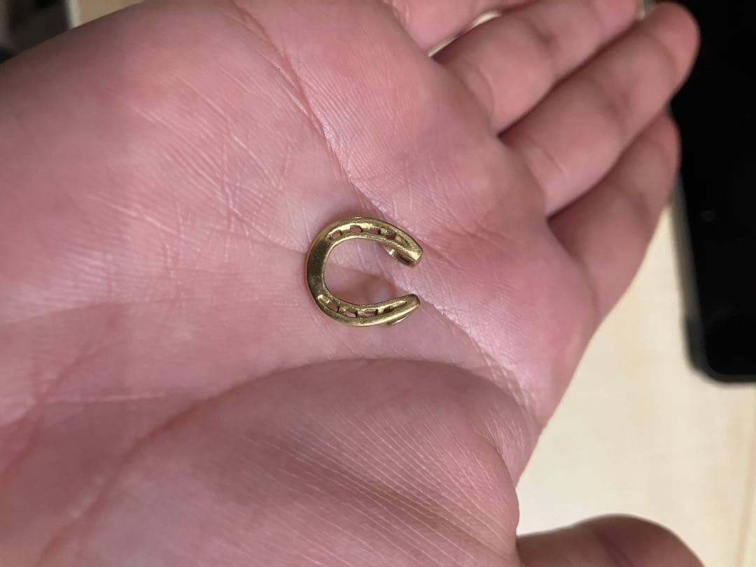 M*ん様 美品REDMAN ホースシュー ネックレスパーツ18k