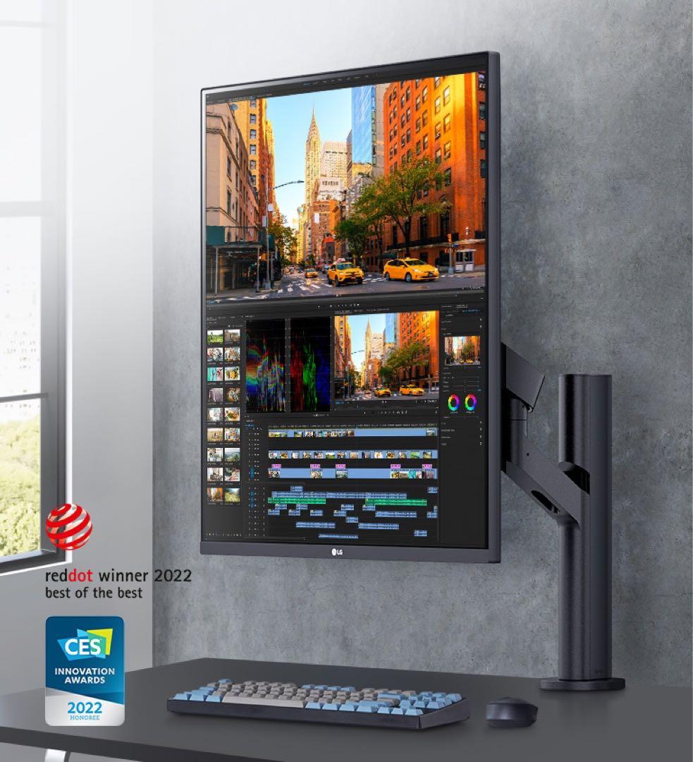 【アーム別売】LG デュアルアップ モニター 28MQ780-B 27.6インチ