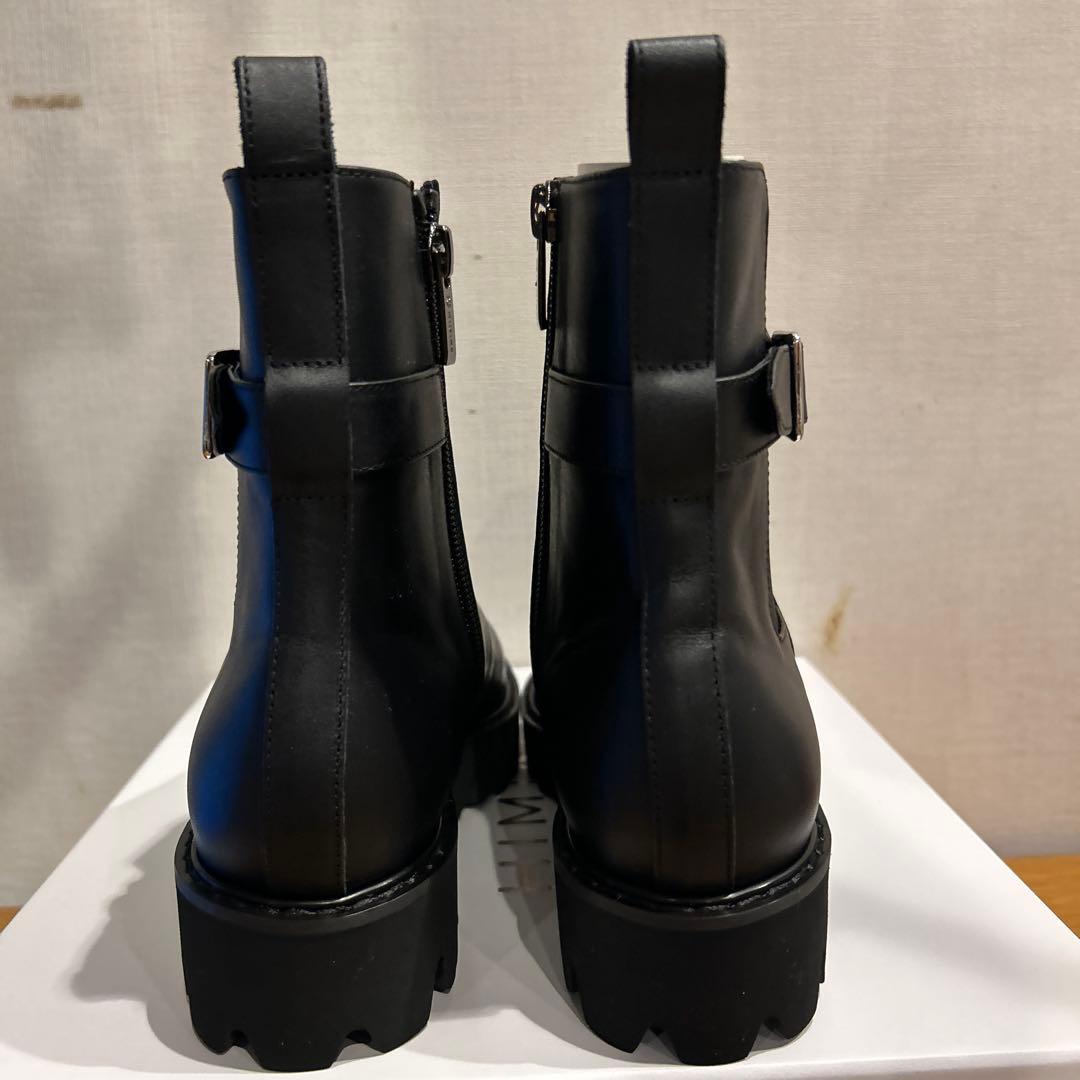 【新作・新品】卑弥呼 トラックソールサイドゴアベルトブーツ本革ブラック