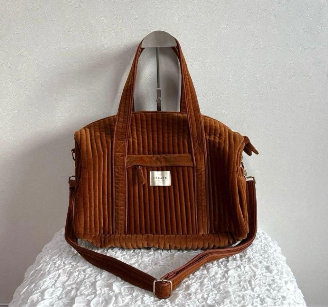 Sezane セザンヌ ボーリングバッグ ブラウン