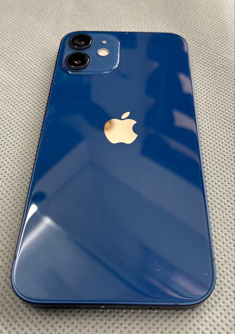 iPhone12 mini 128GB ブルー　箱・付属品(付属品は新品未使用)