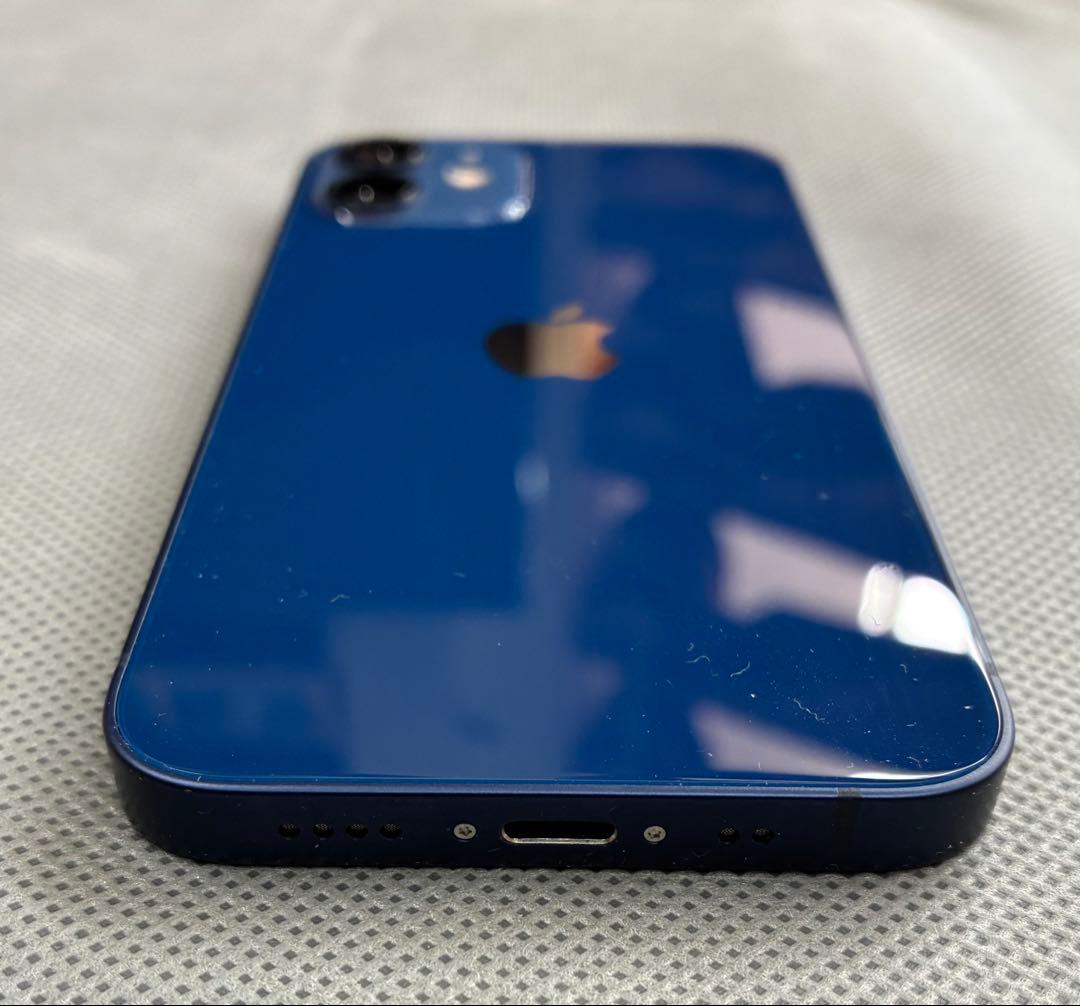 iPhone12 mini 128GB ブルー　箱・付属品(付属品は新品未使用)
