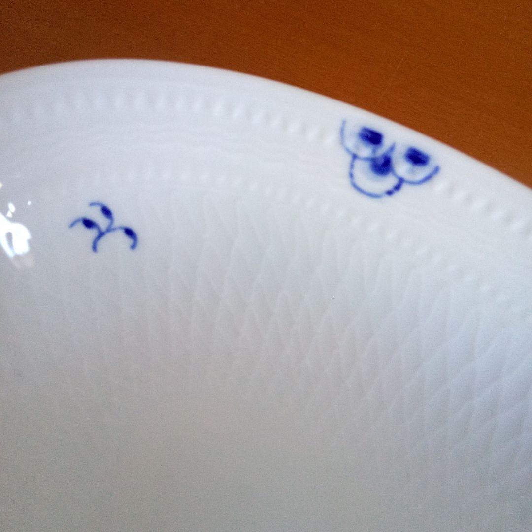 【未使用品】ロイヤルコペンハーゲン ブルーパルメッテ 27cm 深皿 ２枚