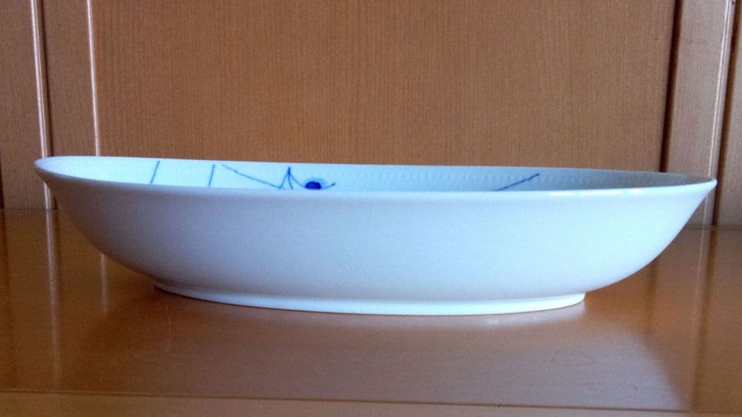 【未使用品】ロイヤルコペンハーゲン ブルーパルメッテ 27cm 深皿 ２枚