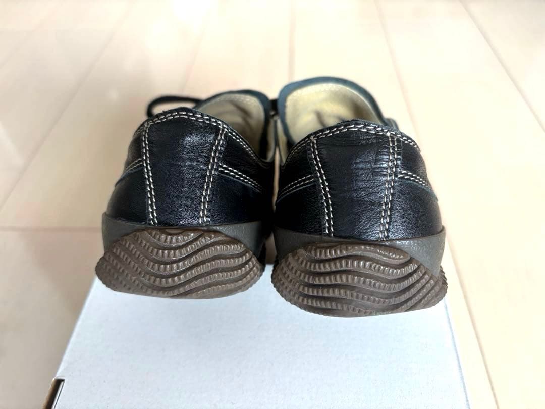 スピングルムーブスニーカー　レザーBlack