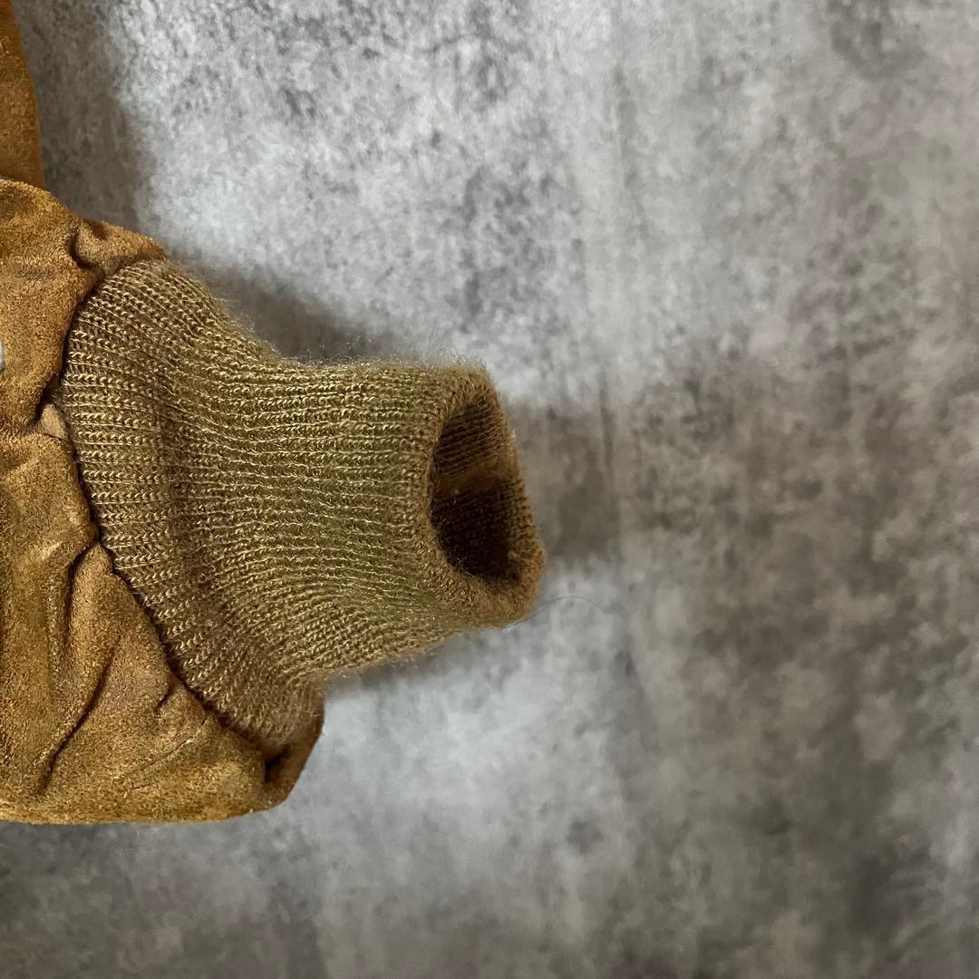 80's Schott スエード レザージャケット USA製 ジップアップ 42