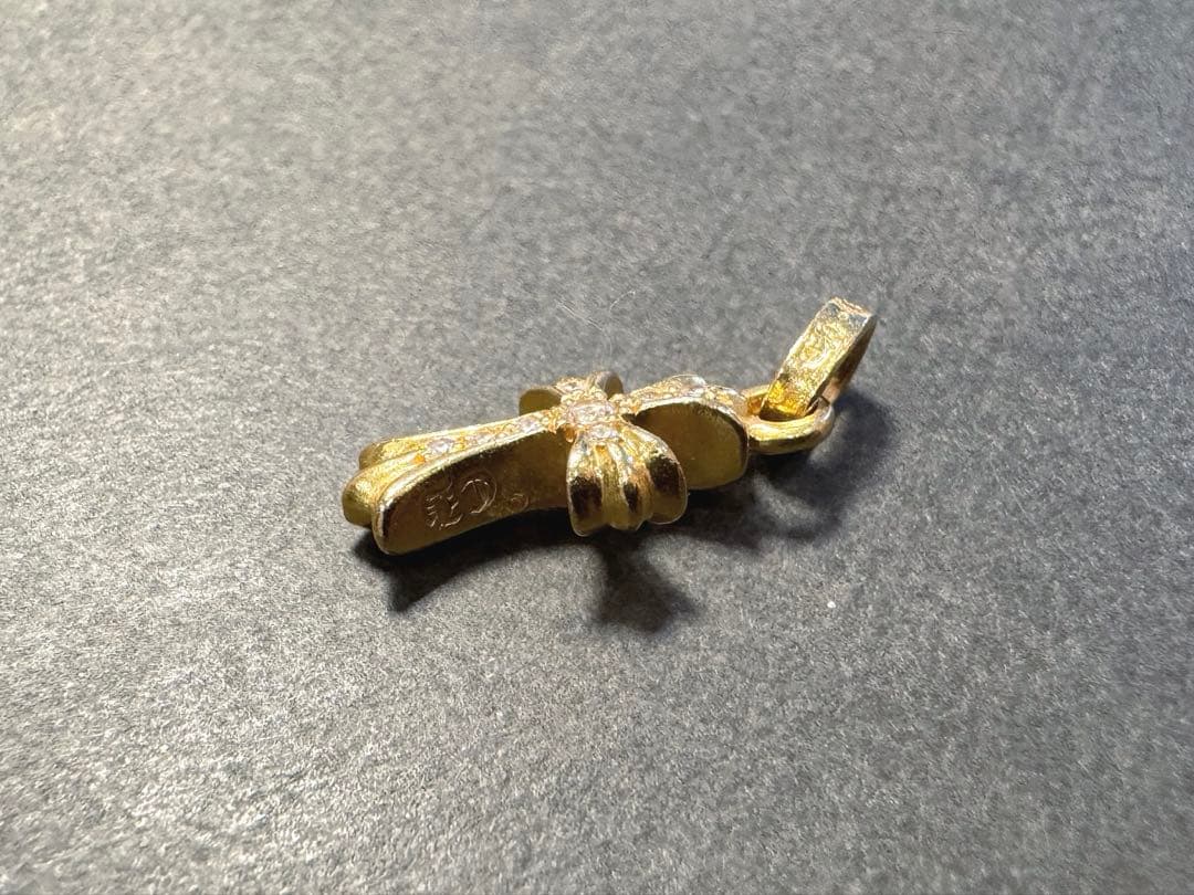 【クロムハーツ】22K CRS BBYFAT P/DMND/ベイビーファット