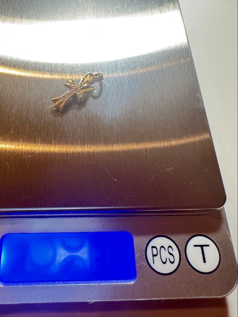 【クロムハーツ】22K CRS BBYFAT P/DMND/ベイビーファット