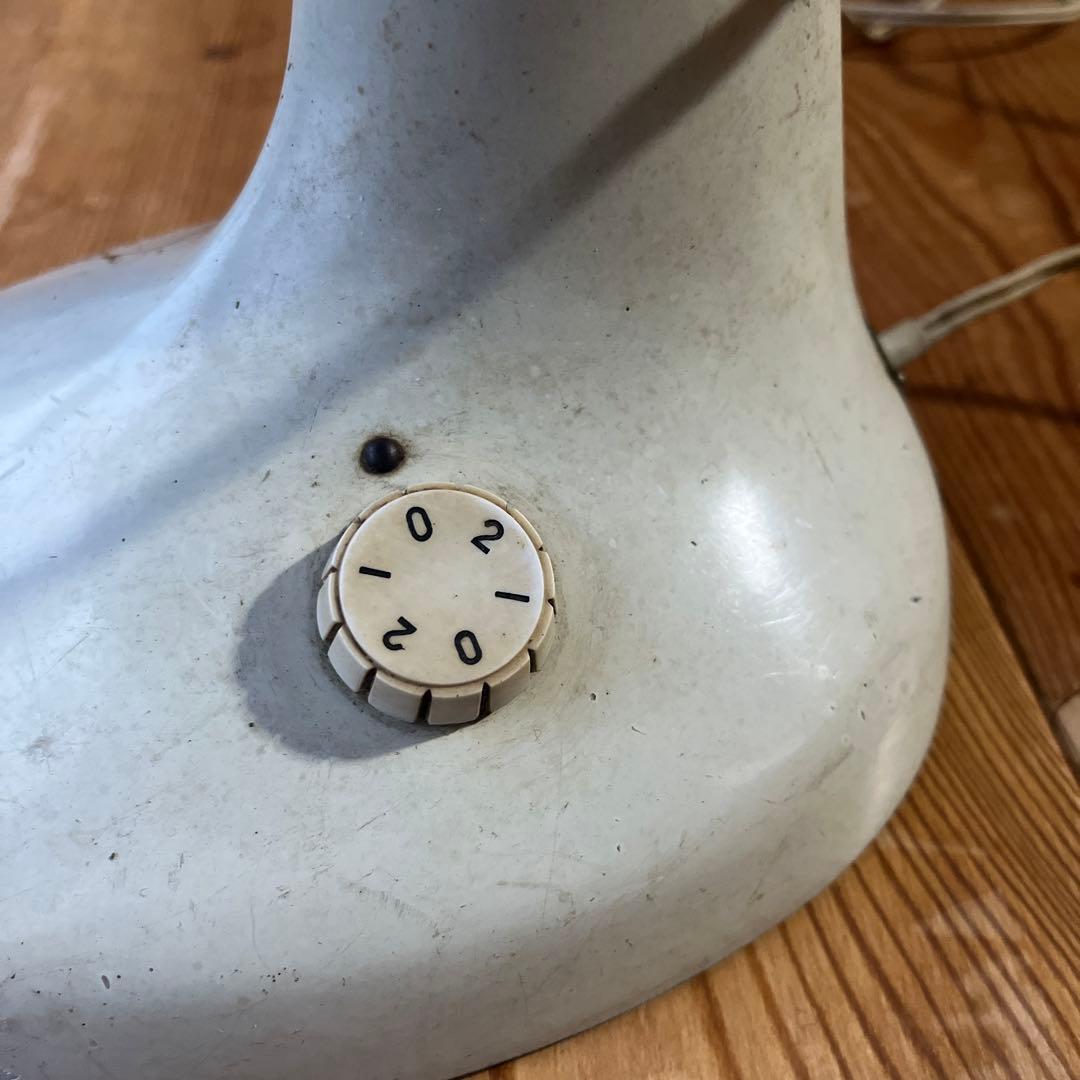 ☆ ナショナル　レトロ 卓上扇風機 青 3枚羽根　☆