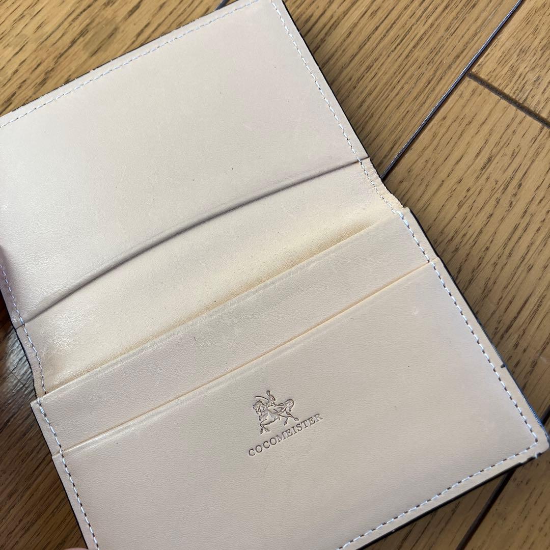 【新品未使用】COCOMEISTER ココマイスター 名刺入れ モスグリーン