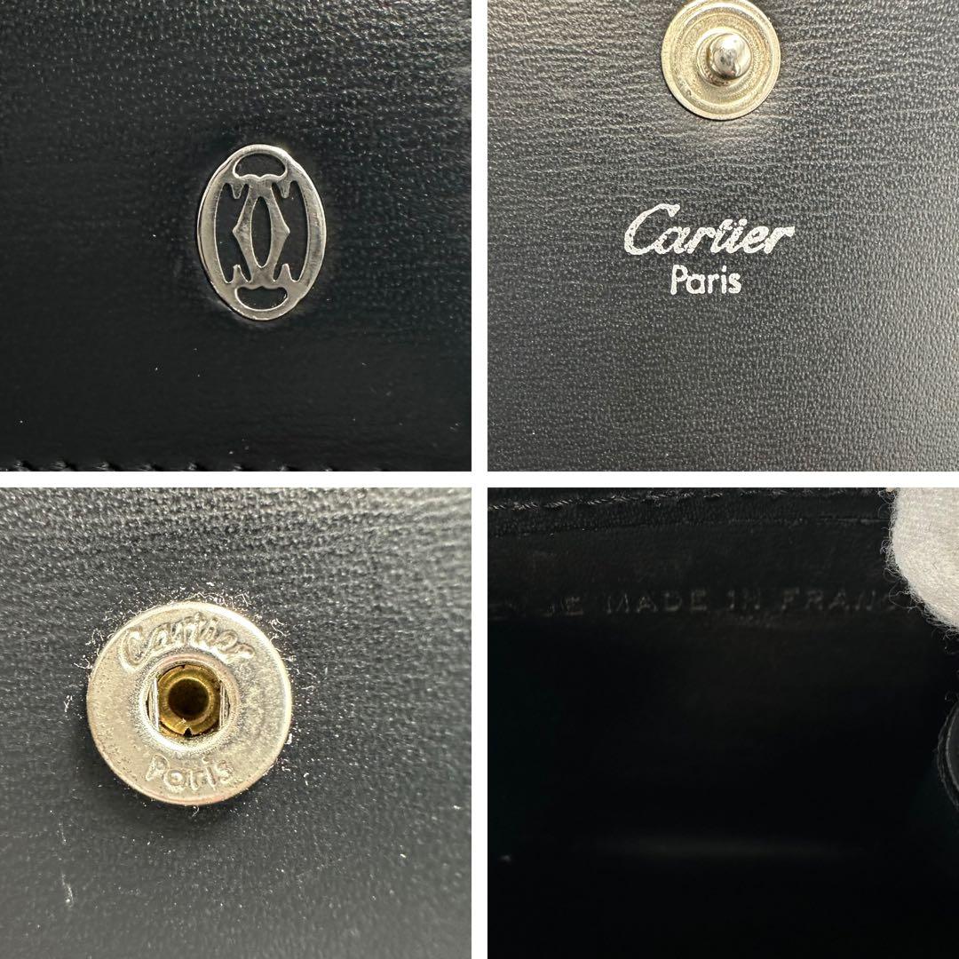 【極美品】カルティエ ケース ギャランティカード 黒 ブラック 小銭入れ