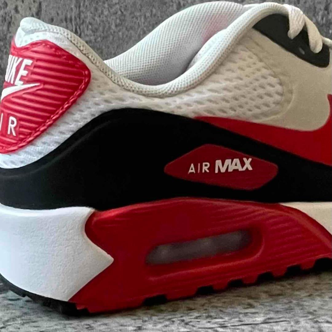 ★NIKE AIR MAX 90 G 赤 24.5 ナイキ エアマックス ゴルフ