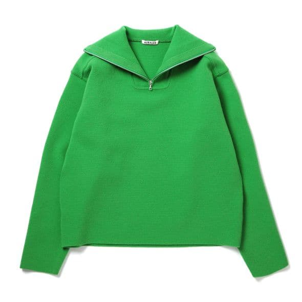 A*️様 HEAVY MILANO RIB KNIT ZIP TURTLE AU