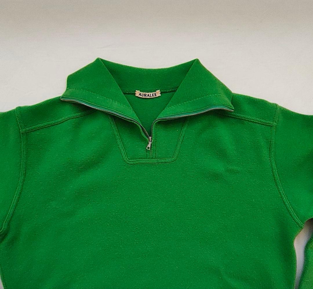 A*️様 HEAVY MILANO RIB KNIT ZIP TURTLE AU