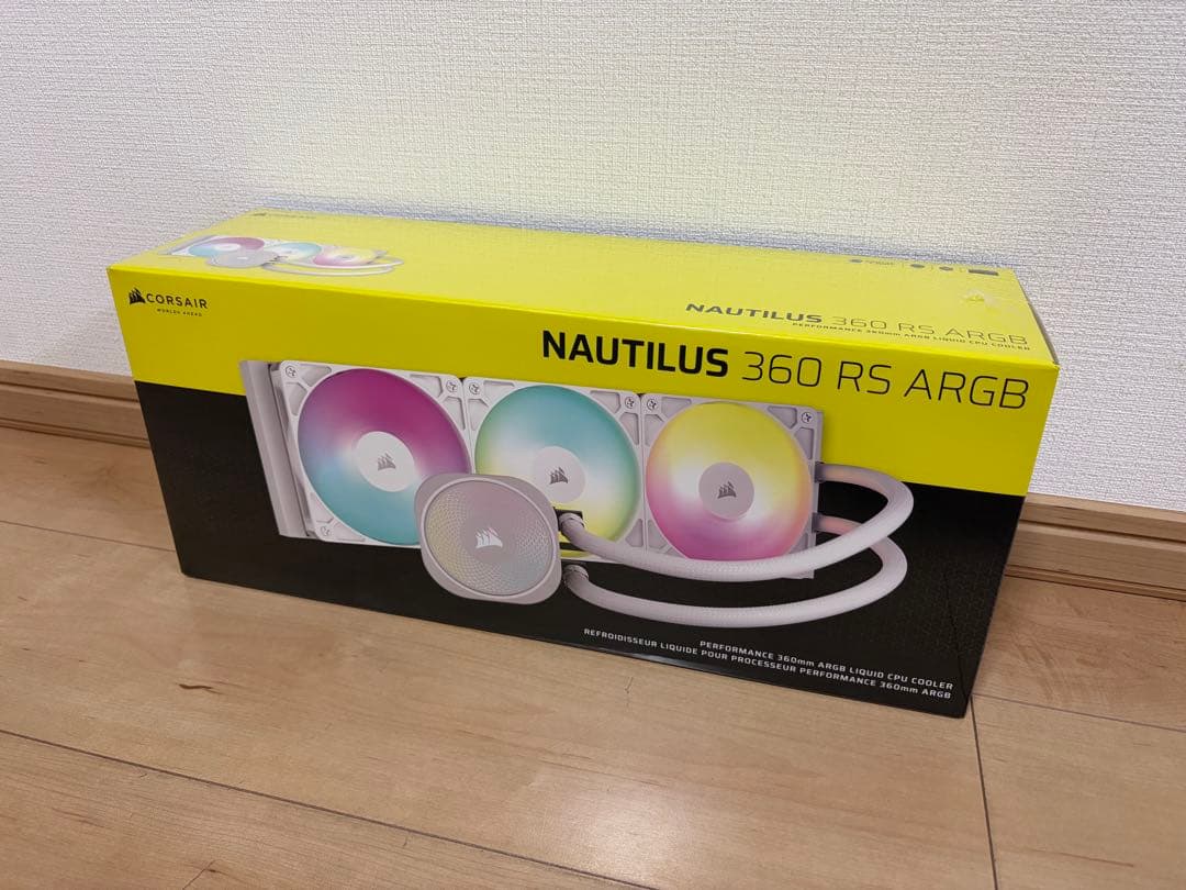 コルセア 水冷一体型CPUクーラー NAUTILUS 360 RS ARGB