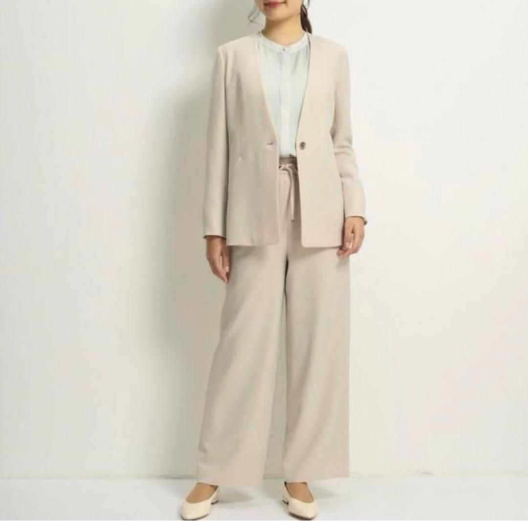 AOKI スーツ セットアップ ダブルジャケット9号　クロップドパンツ7号