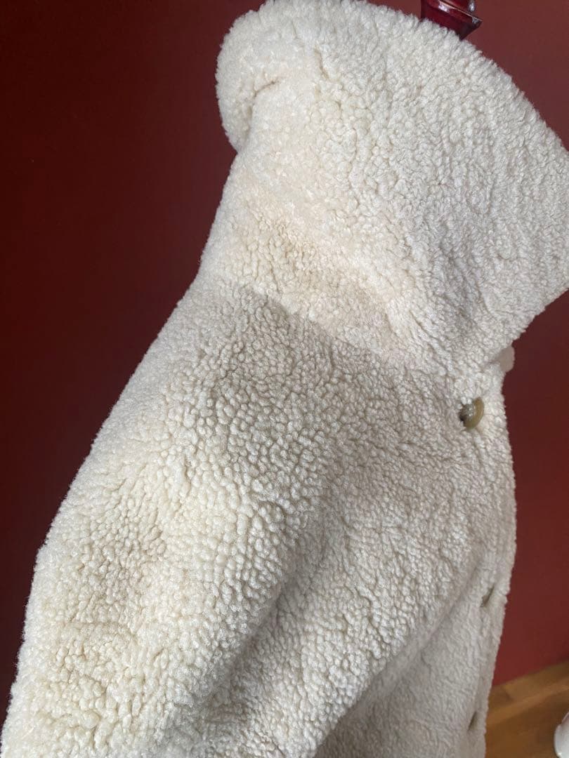 トリーバーチ TORY BURCH ムートンコート リバーシブル リアル羊革ボア