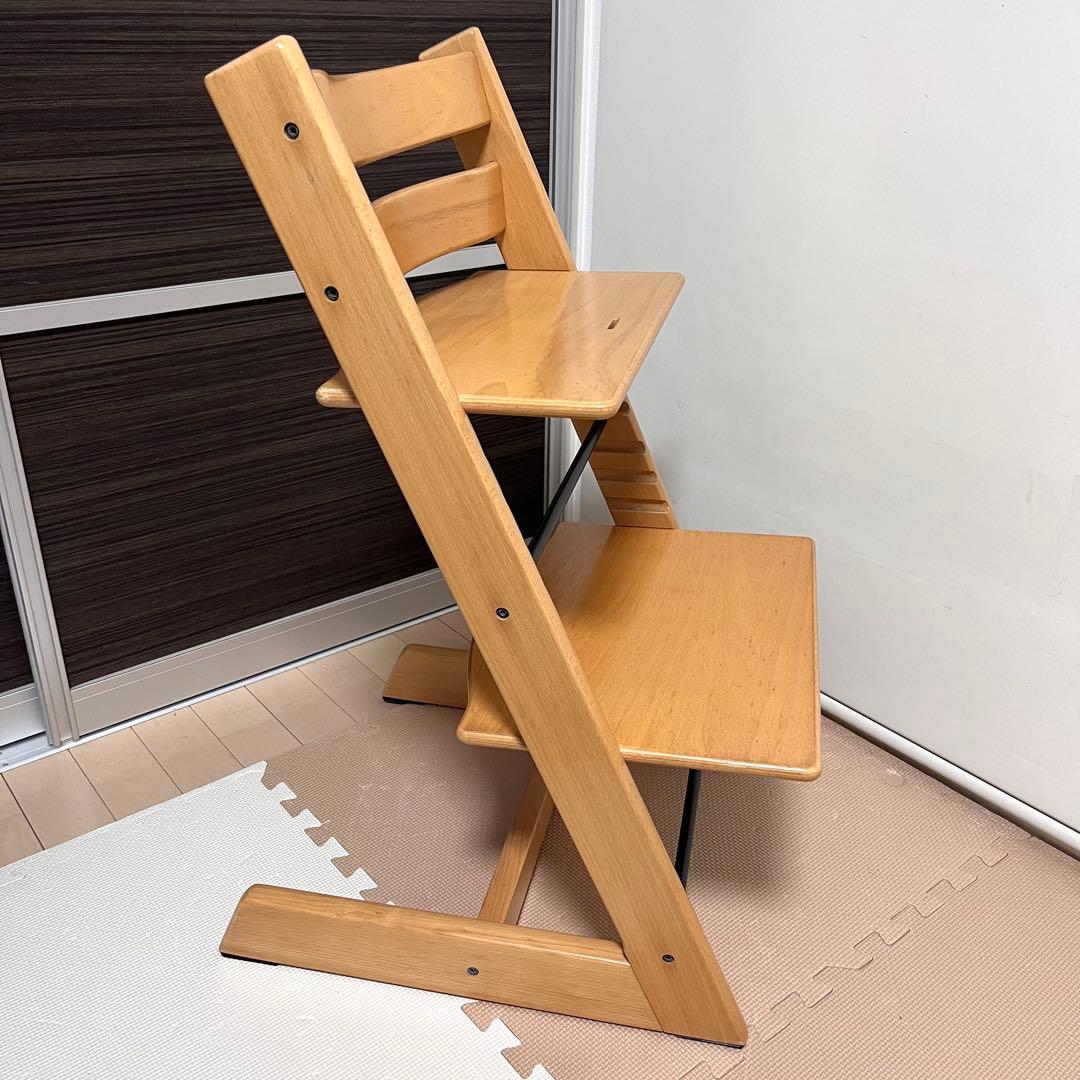 【新型】美品　シリアル6　ストッケ トリップトラップナチュラル