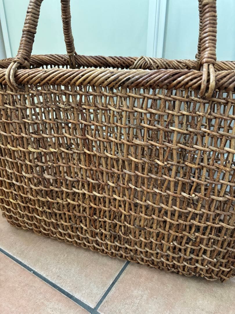 あけび　かご　こだし編み　籠　カゴ