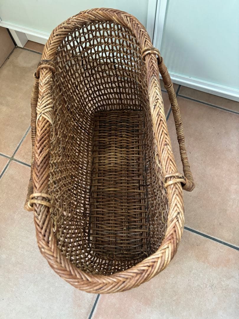 あけび　かご　こだし編み　籠　カゴ