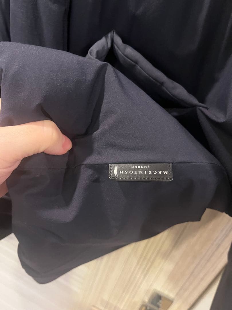 Macintosh 44 ネイビーフードダウンジャンパー