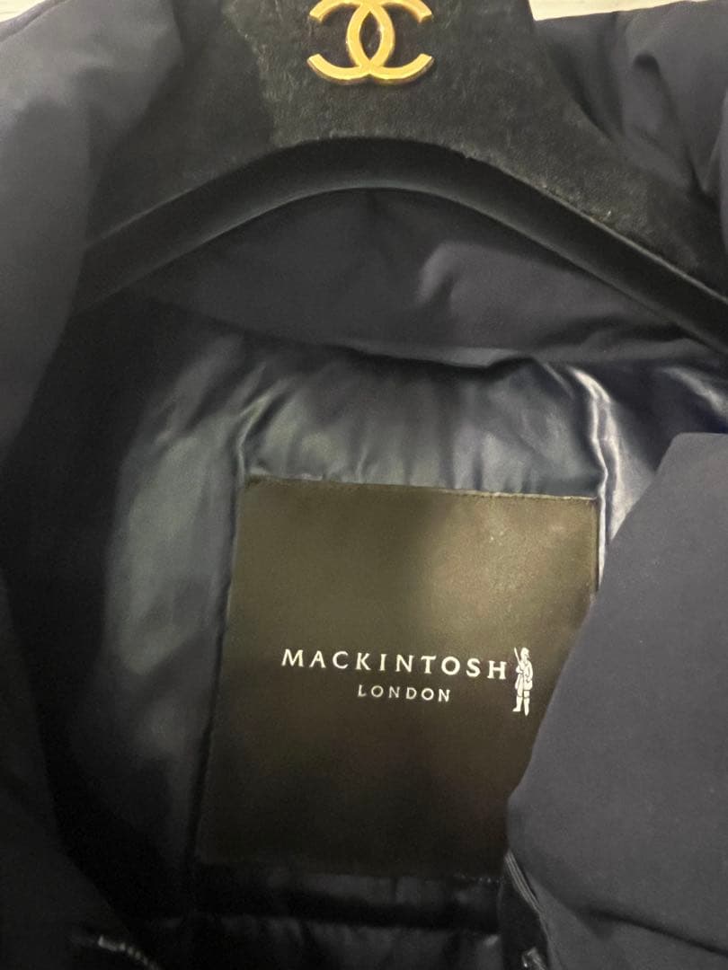 Macintosh 44 ネイビーフードダウンジャンパー