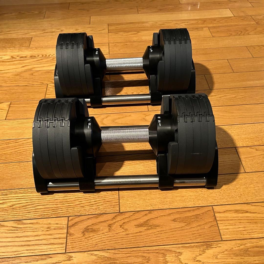FLEXBELL NUO 可変式ダンベル黒色 重量調整可能 　2kg刻み20kg