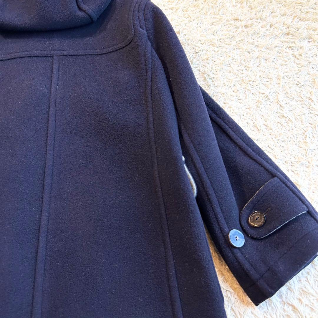 希少✨️BURBERRY ノバチェック ダッフルコート ネイビー グレー XS