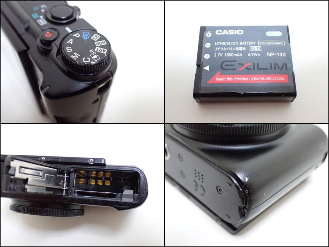 D591 CASIO EXILIM HS EX-ZR1000 デジカメ