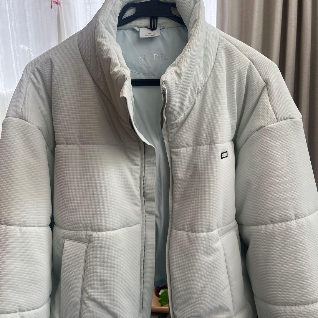 みーちゃん♡【SNIDEL×PUMA】中綿ショートブルゾン LBLU 水色