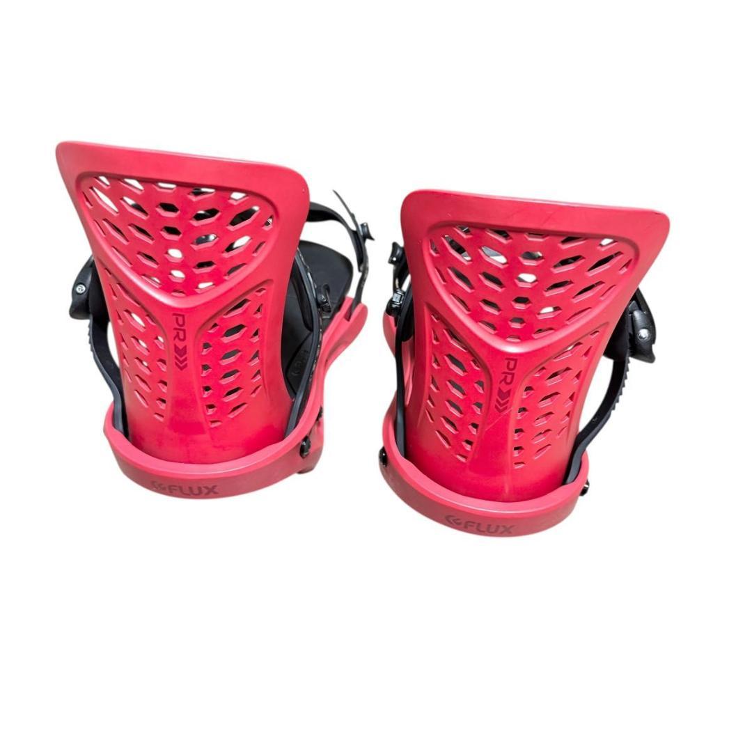 FLUX PR バインディング ML 赤ピンク ビス付 スノボ ビンディング