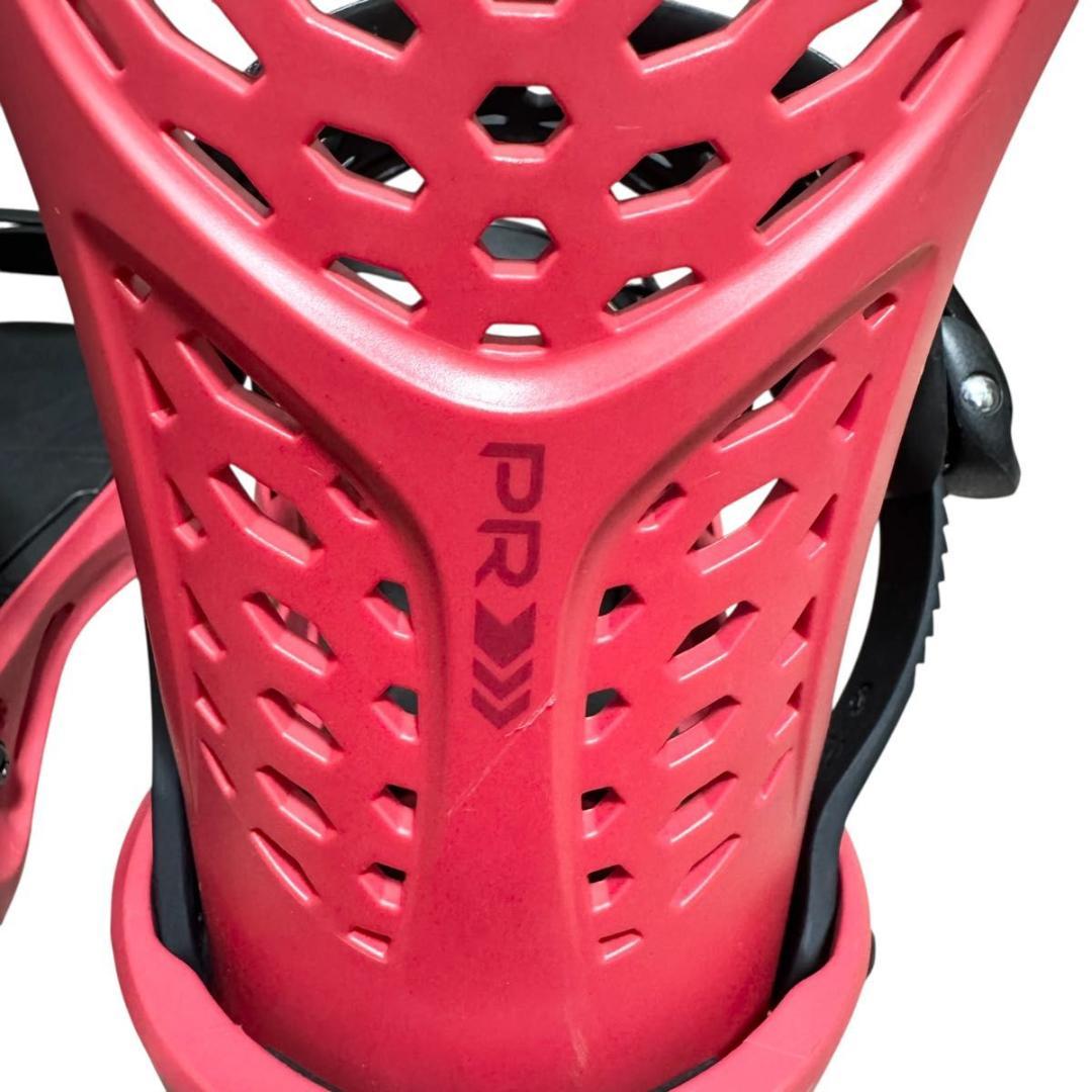 FLUX PR バインディング ML 赤ピンク ビス付 スノボ ビンディング