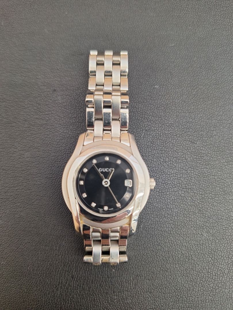 GUCCI 5500 L 腕時計 ダイア 文字盤ブラック