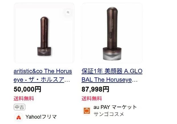 目もと美顔器 The Horuseye EMS RF TP 美容 ゼウス美