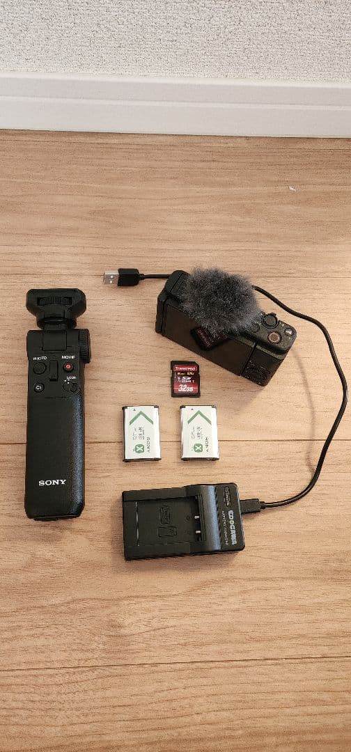 SONY ZV-1 予備バッテリー SDカード付き